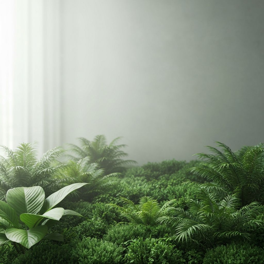 Natural plant-based wellness concept